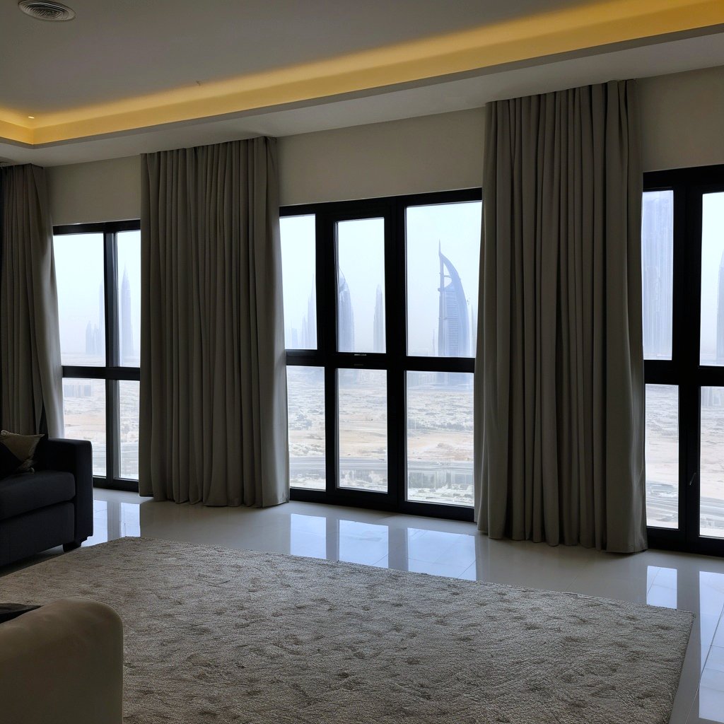 blackout curtains Dubai