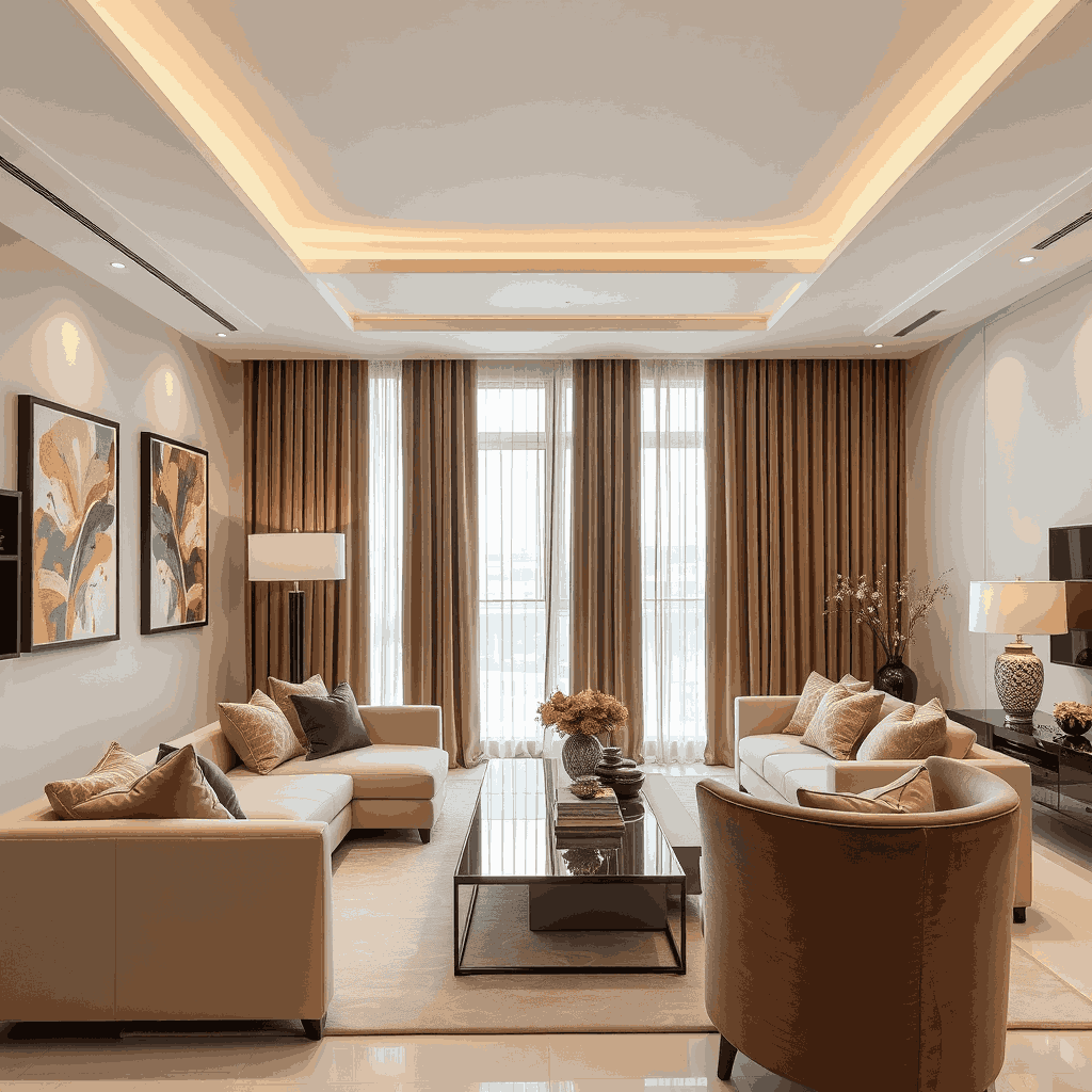 curtains-in-modern-Dubai-apartment